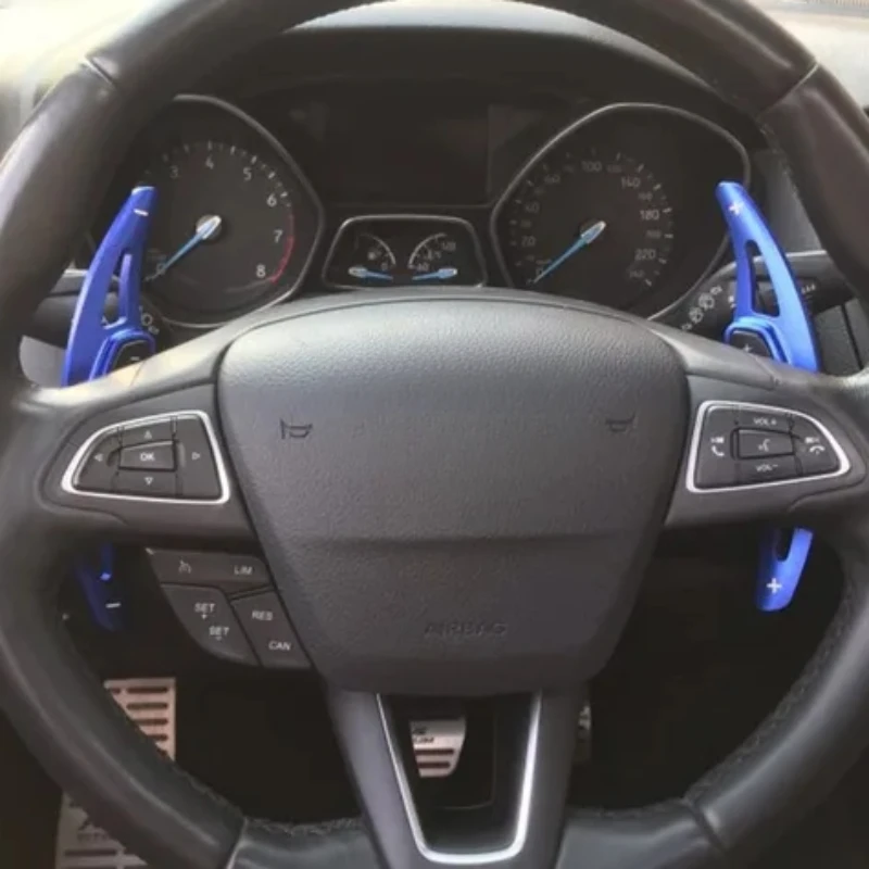 For 2015-up Ford Focus Kuga,2019 Ecosport,2020 Escape Car Steering Wheel Shifter Paddle Gear Extension Stickers Accessories