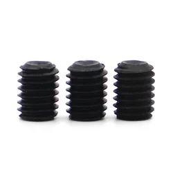 M1.6 M2 M2.5 M3 M3.5 M4 M5 M6 M8 M10 M12 DIN916 Black Grade 12.9 Steel Hex Hexagon Socket Allen Cup Point Grub Screw Set Bolt