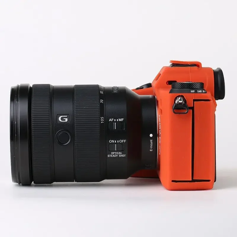 For Sony A9II Rubber Silicon Case Body Cover Protector Soft Camera Soft Rubber Case+ 1PCS free tempered film