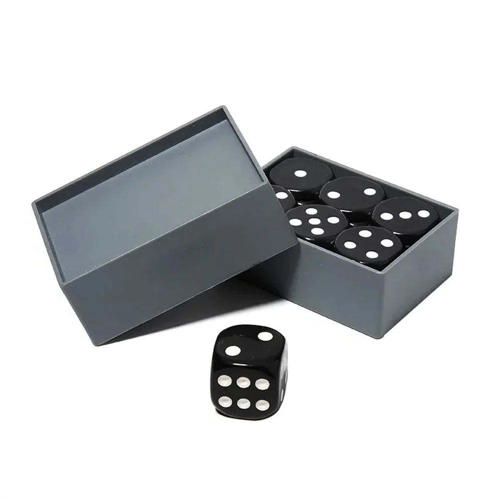 Magic Dice Trick 7 Black Die And Box Amazing Miracle Number Change Predict  Close Up Magic Stage Magic Magicians Gimmick