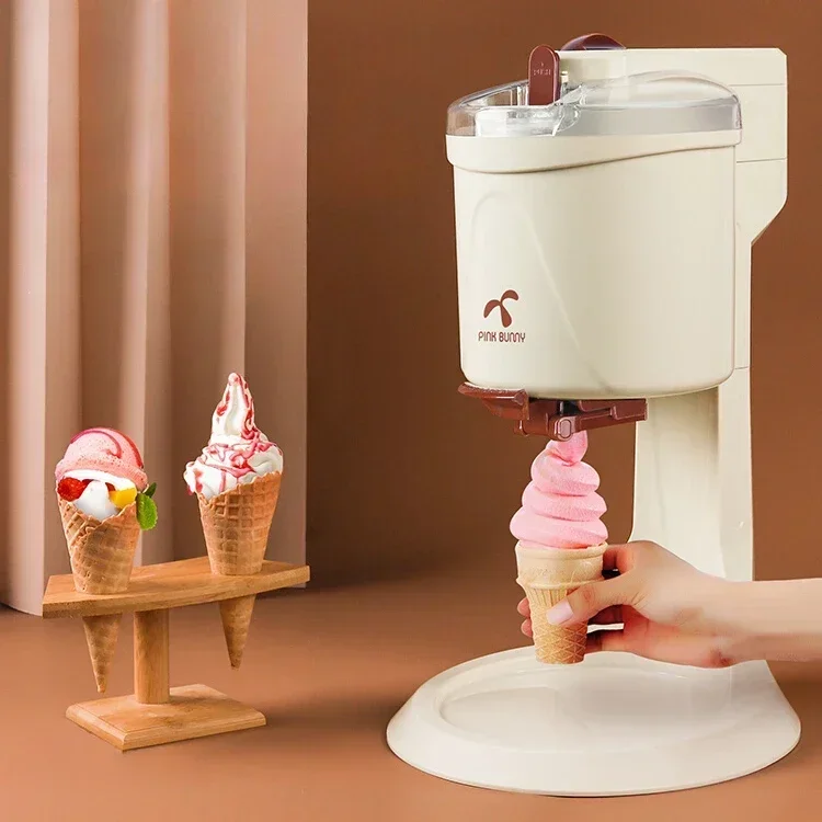 Portable Ice Cream Machine: For Small Kitchen. Homemade. Also Makes Ice Cubes & Margaritas.