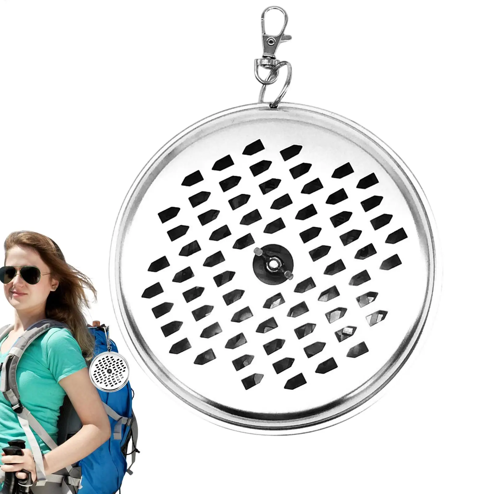 Portable Mosquito Coil Holder Outdoor Fishing Camping Hangable Mosquito Coil Plate Insect Repellent Diffuser Incense Burner Box