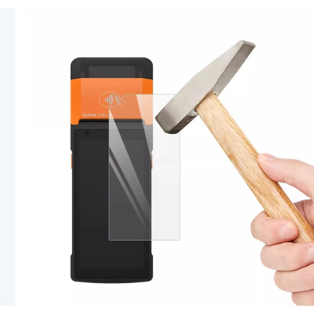 Odporna na zarysowania folia ochronna Premium ze szkła hartowanego 9H do Sunmi V2S V2