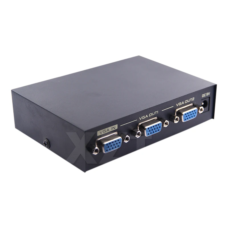 NEW 2 Ports VGA Switcher Splitter 2 Ways VGA Video Switch Adapter Converter Box for PC Monitor Accessories  EU/US Plug