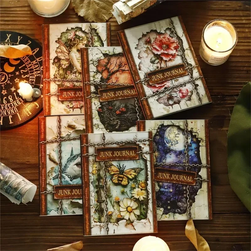 30 قطعة كسر الأوهام الخيال كتيب الكتابة الدفاتر الغابات الجان ديزي جزيرة حزمة سجل القصاصات 170*116 مللي متر المواد ورقة