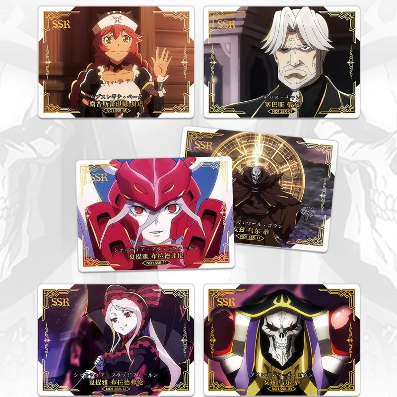 

OVERLORD Ainz Series 1 Trading Cards, Deluxe Complete Set, Nazarick Characters Collection, New Arrival Deal