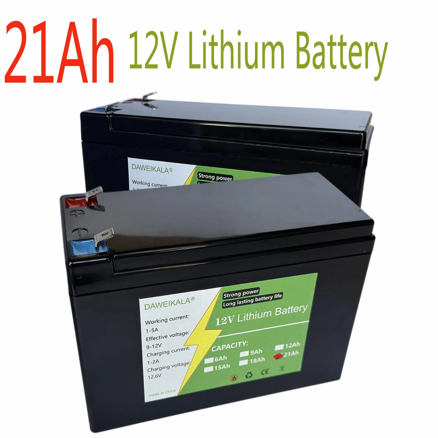 

21 Ач 18650 литиевая батарея 12 В в упаковке 3S7P аккумуляторная батарея для солнечной энергии аккумулятор электромобиля 12,6 В 3A зарядное устройство