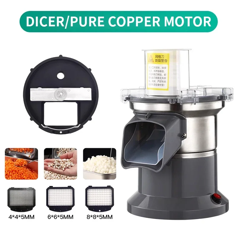 商業多機能野菜チョッパースライサーシュレッダー自動ジャガイモダイシング/シュレッダーマシンダイサーグラインダー大根カッター