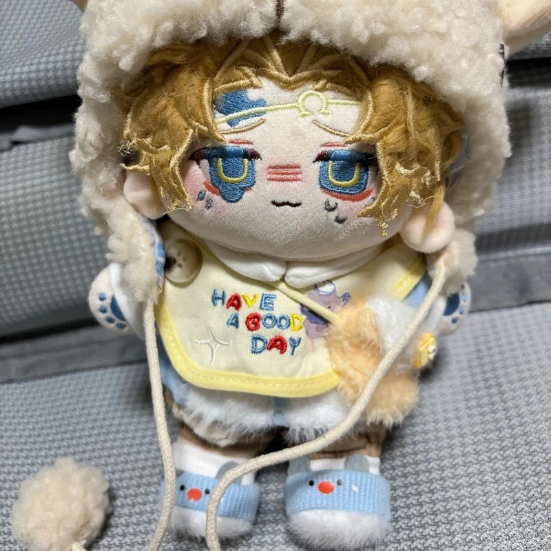 

20cm Anime Game Identity V Professor Kawaii Cosplay Soft Cotton Doll Body With Skeleton Cartoon Dress Up Toy Figures Fans Gifts
