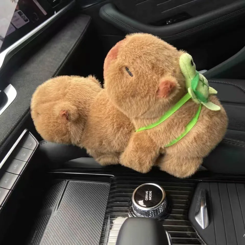 

Capybara Car Decor - Cute Dashboard Trinket for Geely Zeekr Hyundai Elantra Interior