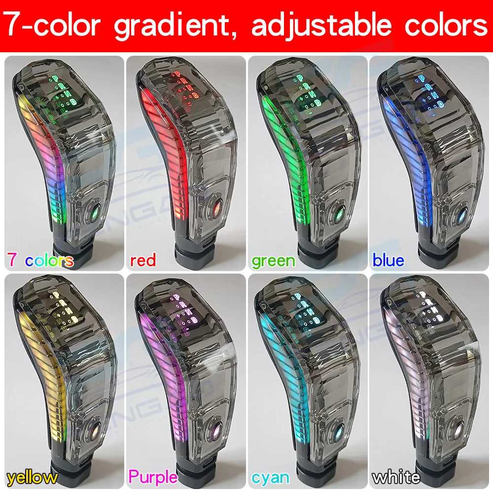 

For Infiniti QX60 Q50 QX80 EX EX35 FX For Nissan Maxima Fuga LED lamp Crystal Gear Shift Knob car transmission modification