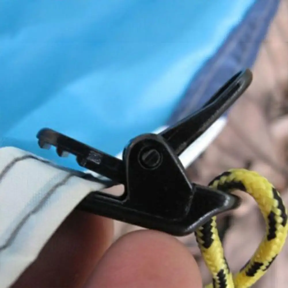

5/10/15Pcs clamp tarp Caravan jaw grip Tents Accessories Alligator Clip Hook tarp clips canvas Tighten tool Camping Tent Holder