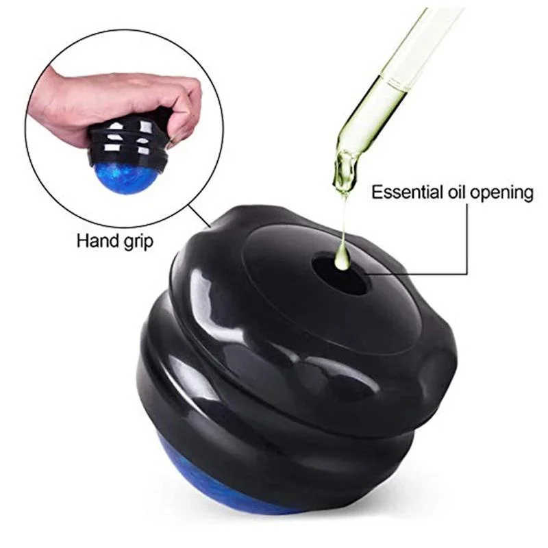 Portable Resin Manual Massage Ball Muscle Roller Sports Anti Aging Release Muscle Neck Pain Cold Massager Therapy Tools