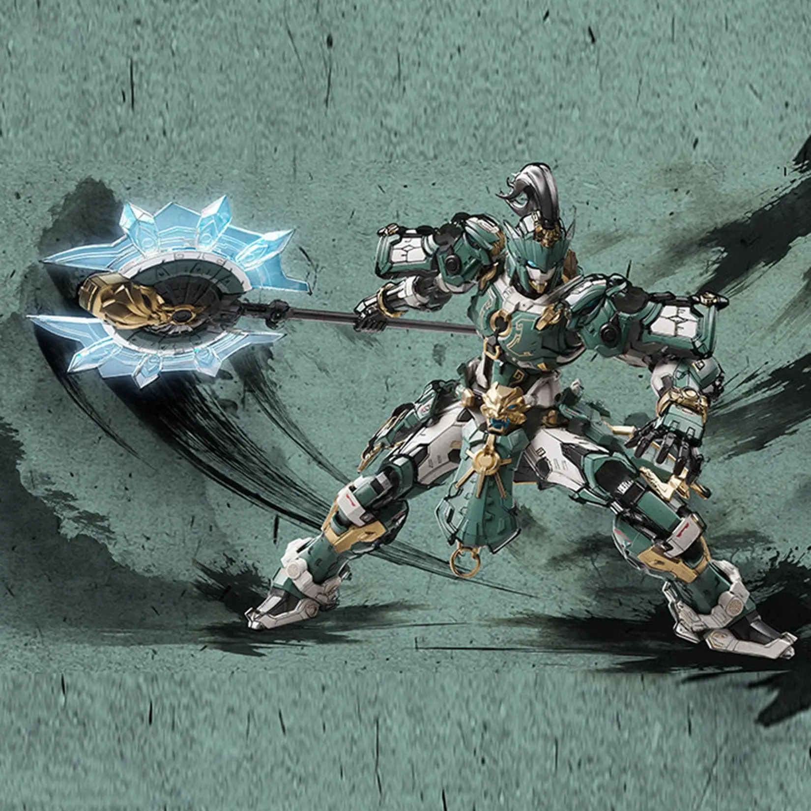

Mecha Action Figure Set Articulated Robot Alloy Skeleton Display Stand Desktop Collectible Hobby Ornament Gift
