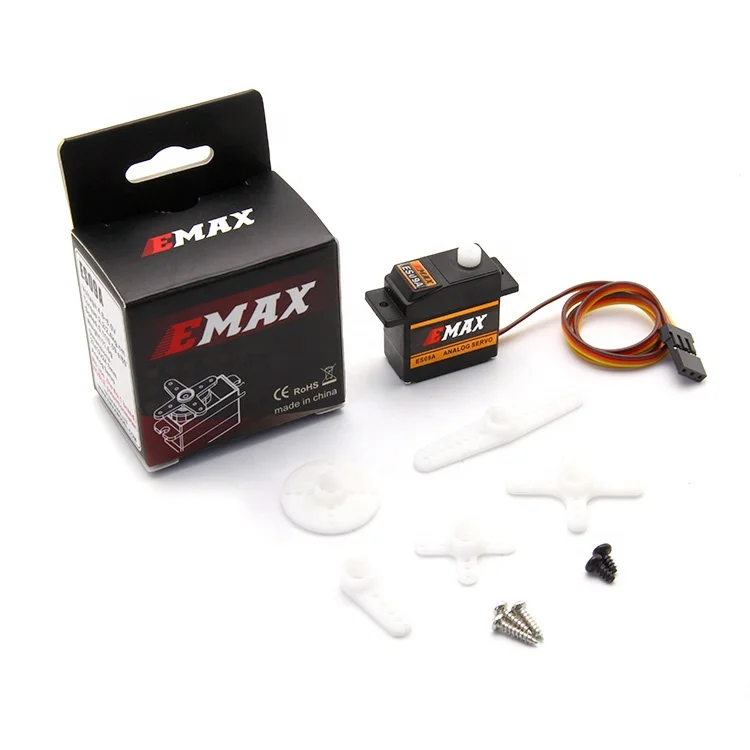 Pour servomoteurs analogiques à double roulement EMAX ES09A, servomoteurs à oscillation spécifiques pour hélicoptère Trex RC 450