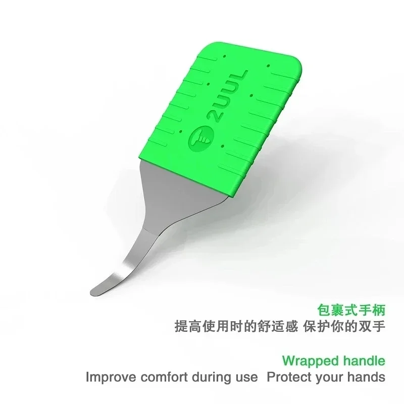 2UUL DA91 Xyz Screen Open Tool Voor Mobiele Telefoon Screen Disassembler 0.1Mm Rvs Card Removal Reparatie Mes Pry stuk