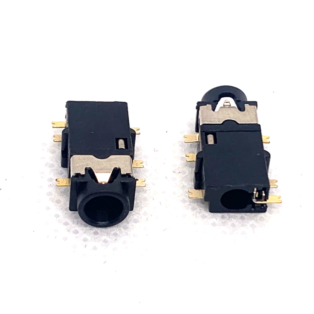 10PCS 3.5mm Audio Jack PJ-342S-C Sink SMD Patch 6pin Headphone Connector Broken Board 1.4 Dual Channel Dual Switch
