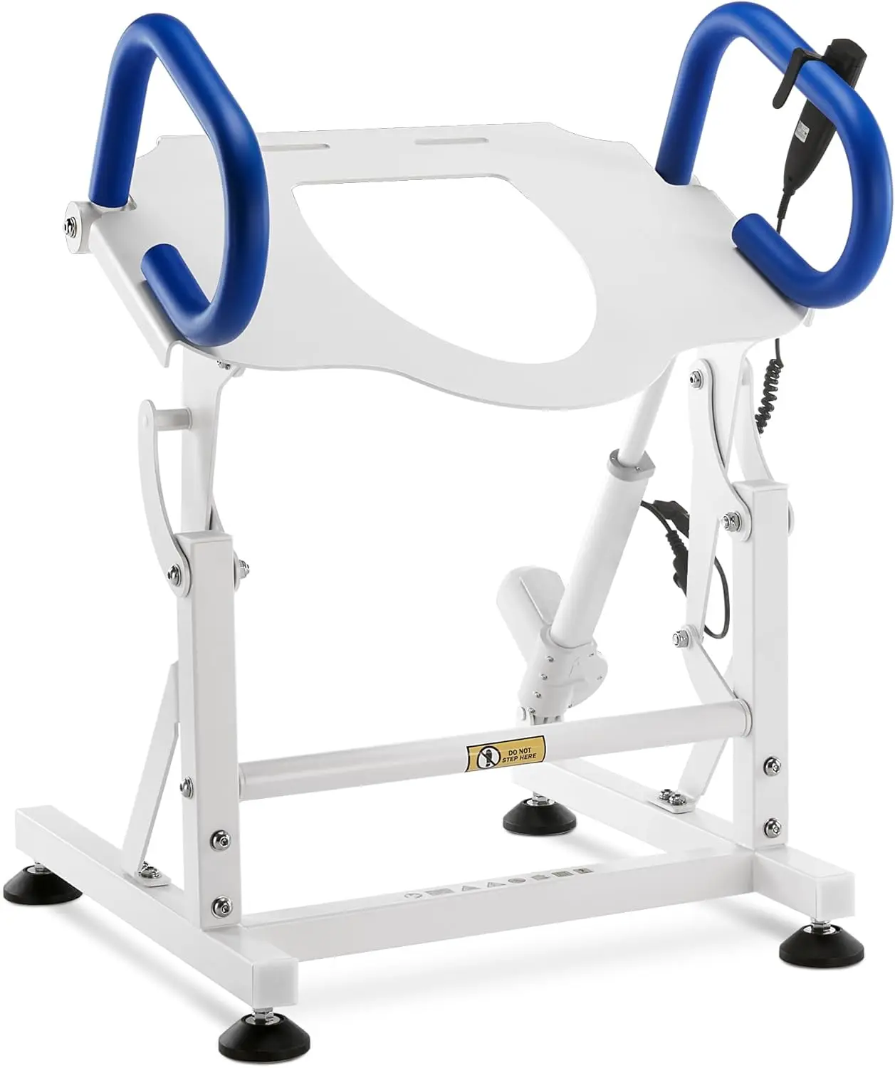 Mcombo Elektrische Toiletbrillift Met Gewatteerde Armen Voor Ouderen En Gehandicapten, Power Toiletlift In Badkamer, Ondersteuning Voor