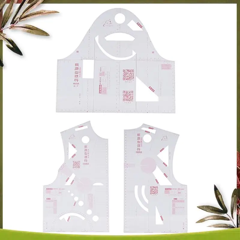 New-1:1 Fashion Cloth Design Ruler Crop Mold School Student Teaching Apparel Drawing Template Garment Prototype Ruler