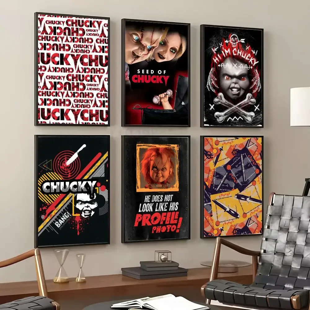 Movie C-Child's Play Painting Calligraphy Cotton Canvas Wall Art Poster Quality Decor Painting for Home Decor