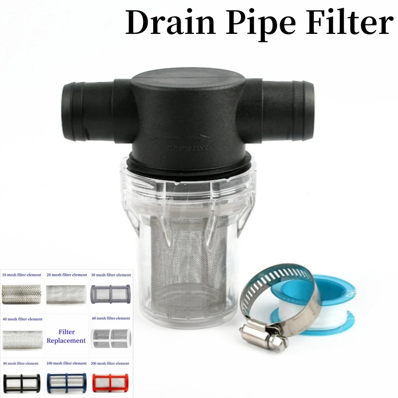 Garden Watering Filter Irrigation System Impurity Filter Kitchen Valve Strainer Aquaculture Aquarium Fish Tank Water Pump Filter