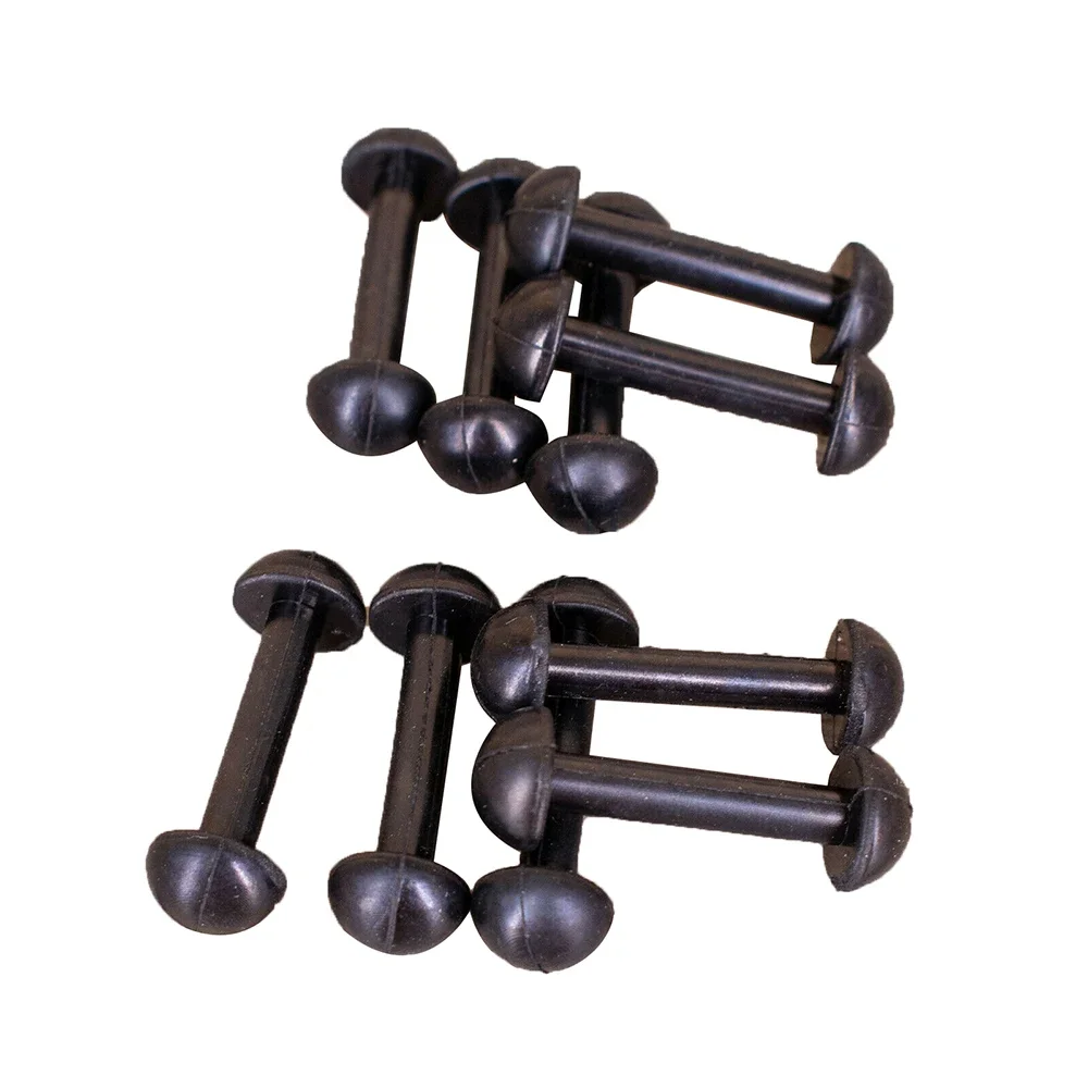 

10/50/100 шт. сменные разъемы для ремешка для ног Motu для винтажных фигурок, черная резина