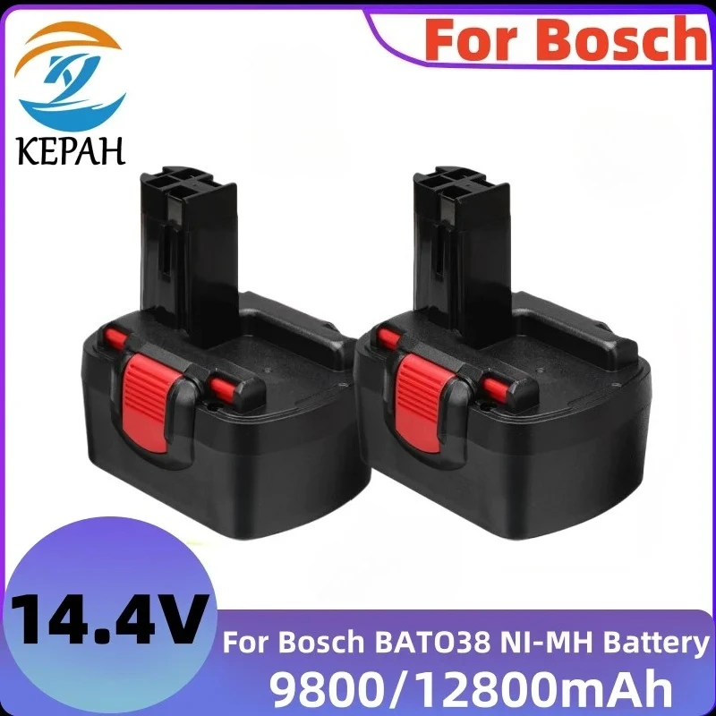 

14,4 В 12,8 Ач для Bosch BAT038 32614, BAT038, BAT040, BAT140, PSR 14,4VE-2 GDS 14,4 В, 35614, BAT041 Аккумуляторный электроинструмент