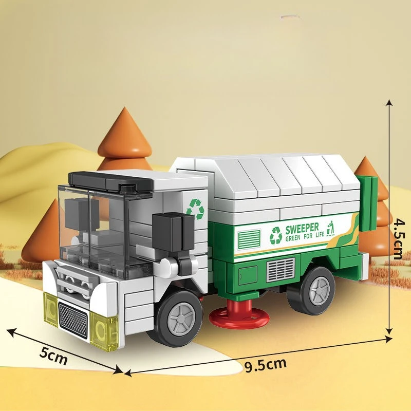كتل التراص المتوافقة مع ليغو الأولاد مركبة الإنقاذ ثلاثية الأبعاد مكافحة الحرائق تقديم الطعام الأطفال الجمعية انزلاق لغز اللبنات