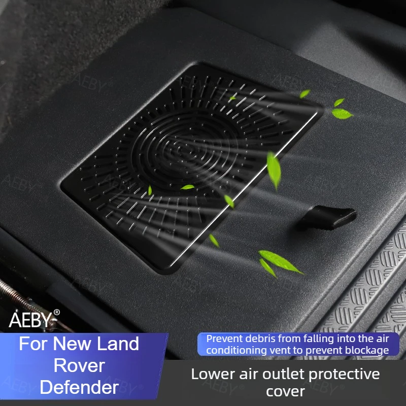For New Land Rover Defender 90/110 2020-2026 Dust protection under front seat air conditioning vent covers,Dust cover,Accessory