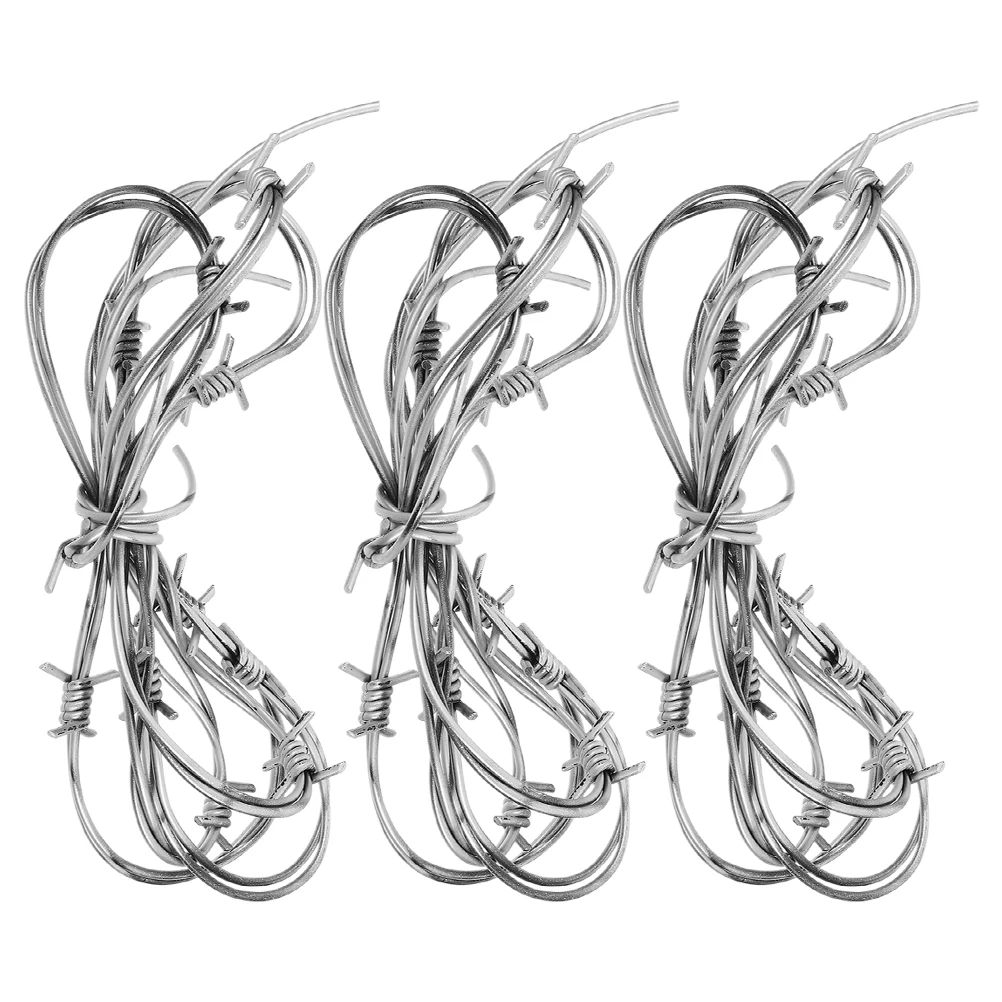 

4 Pcs Simulated Wire Chains Prop Costume Prom Halloween Large Plastic Props Pvc for