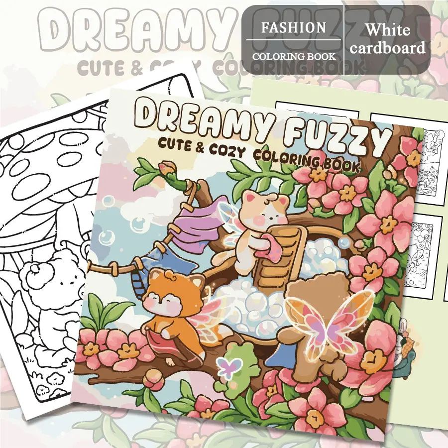 Capy Capy Coloring Books, Lively Scenes, Easy Coloring, For Home Parent - Child DIY, Relax, Unwind, Boost Creativity
