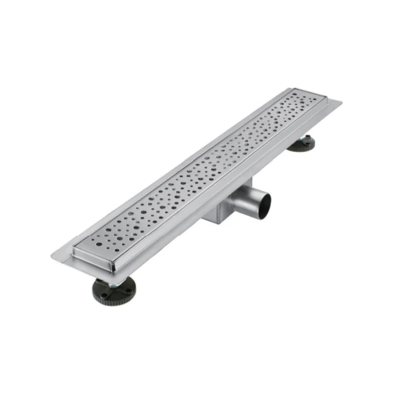 Wholesale Price European Market Linear Floor Drain Stainless Steel Tile Insertion Bathroom Kitchen Shower Side Drain Cover