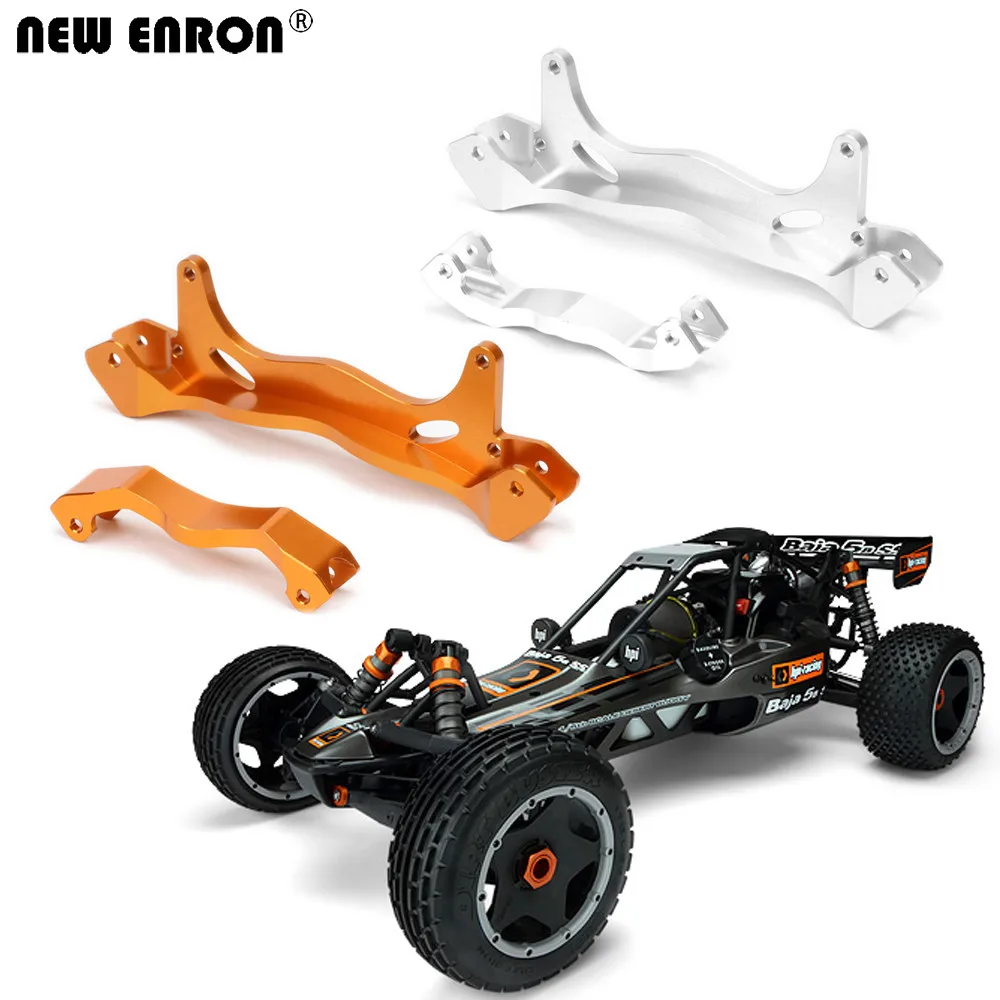 NEW ENRON Aluminum Alloy Front & Rear Shock Brace Set 87551 & 85422 for RC Car 1/5 HPI Flux RTR Baja 5B 5R SS 5T 2.0 Rovan Buggy