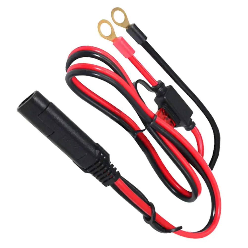 1Pcs Sae Battery Extension Cable High Temp Resistant Connector Cord for Charger Maintainer Adapter Harness Sae Extension Cable