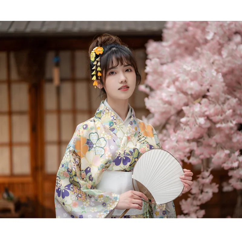 Japanese Dress,Tradtional Kimono,Women Clothing,Cute Girls Geisha Robe,Yukata Cosplay Costumes,Performance Photoshooting