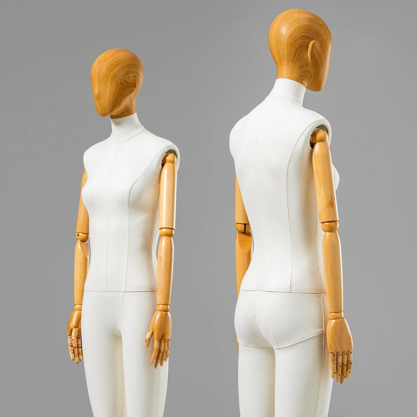 

Полноразмерный женский манекен-стойка для магазина одежды, витринный манекен, деревянный манекен-модель сидячей фигуры