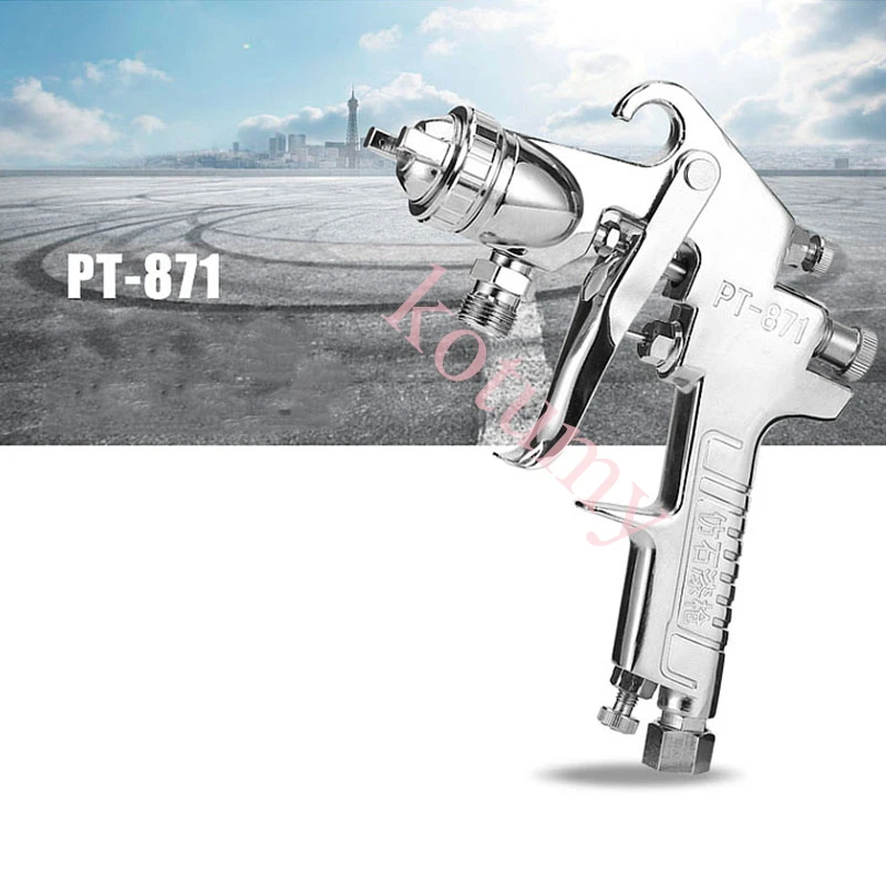 Industrial 2L Tank Spray Machine Gun Marble Paint Latex Spray Gun Pressure Paint Sprayer with Gun Kit