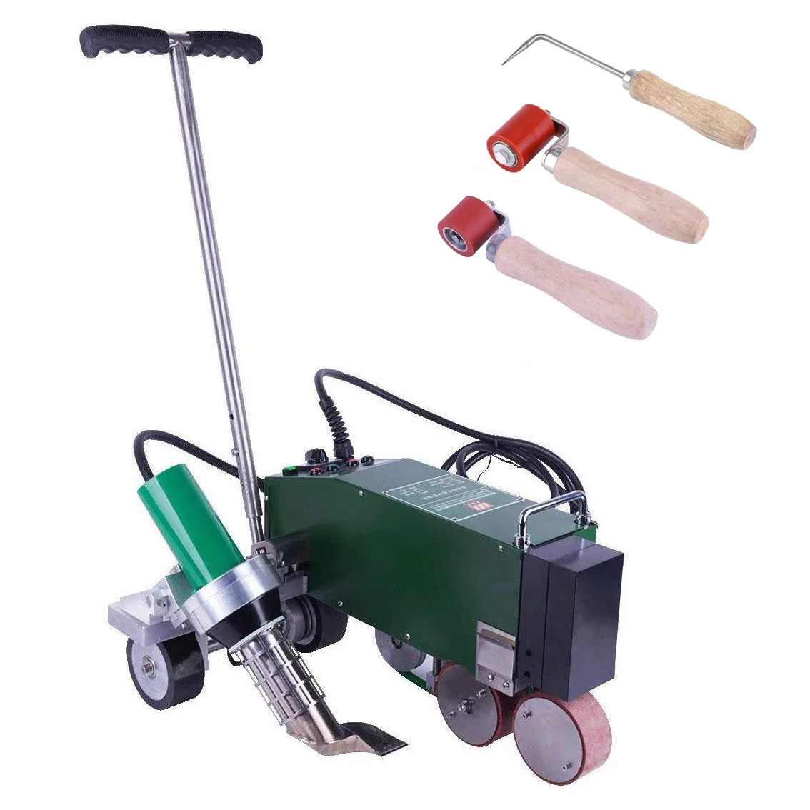 AC220V 4200W Electric TPO PVC Roofer Automatic Traveling Edge Welding Kit Roof PVC Waterproof Membrane Hot Air Heating