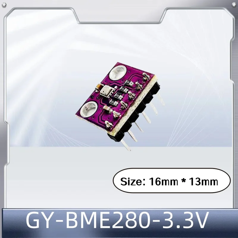 6-1Pcs,Temperature Et D'Humidité Capteur Bme280 3.3V, 5.0V,Barometric Atmosphérique Pressure Capteur Module with Carte De Derivation Iic I2C - Image 2