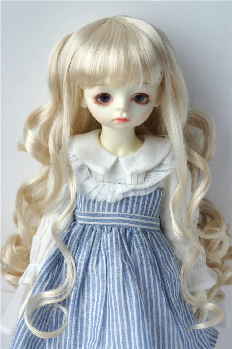 JD438 1/3 Parrucca per bambola riccia moda BJD Morbida mohair sintetico Taglia 8-9 pollici Accessori per bambola SD