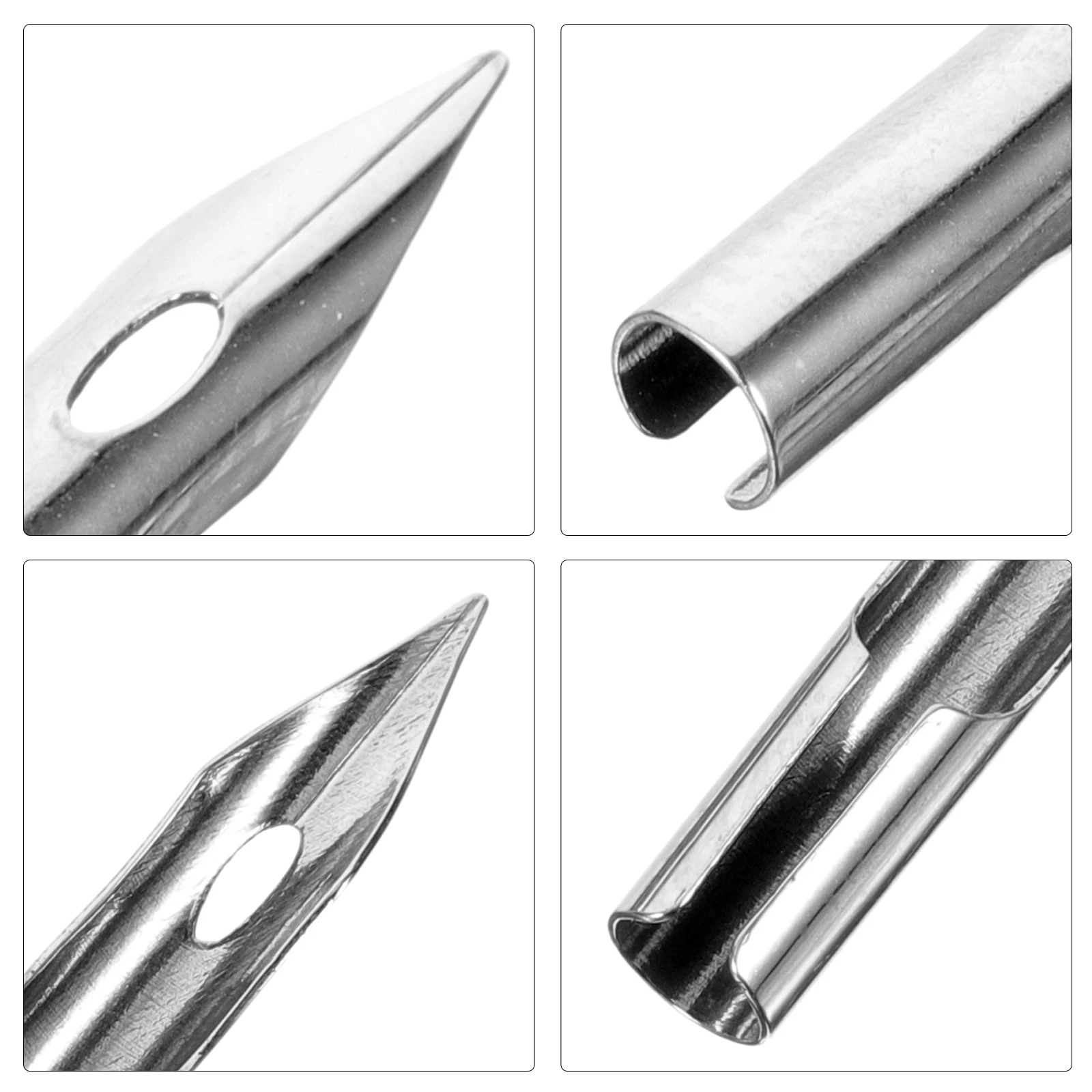 

30pcs Dip Pen Nibs Fountain Ink Fine Metal Replacement Calligraphy Students Silver Girls Pen Accessories