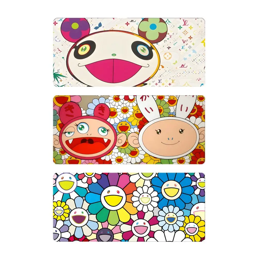 Abstract Colorful Art T-Takashi Murakami Mouse Pad Mousepad Large Gaming LockEdge Thickened PC Table Desk Mat