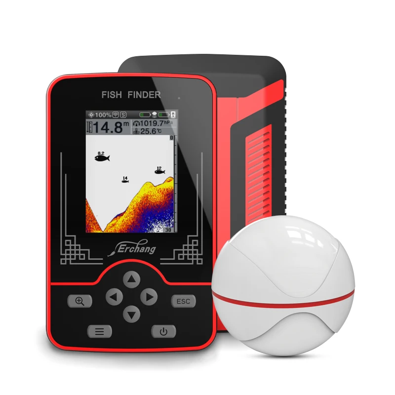 

Erchang F13 Rechargeable Wireless Sonar for Fishing 60M Water Depth Echo Sounder Fishfnder Portable Fish Finder