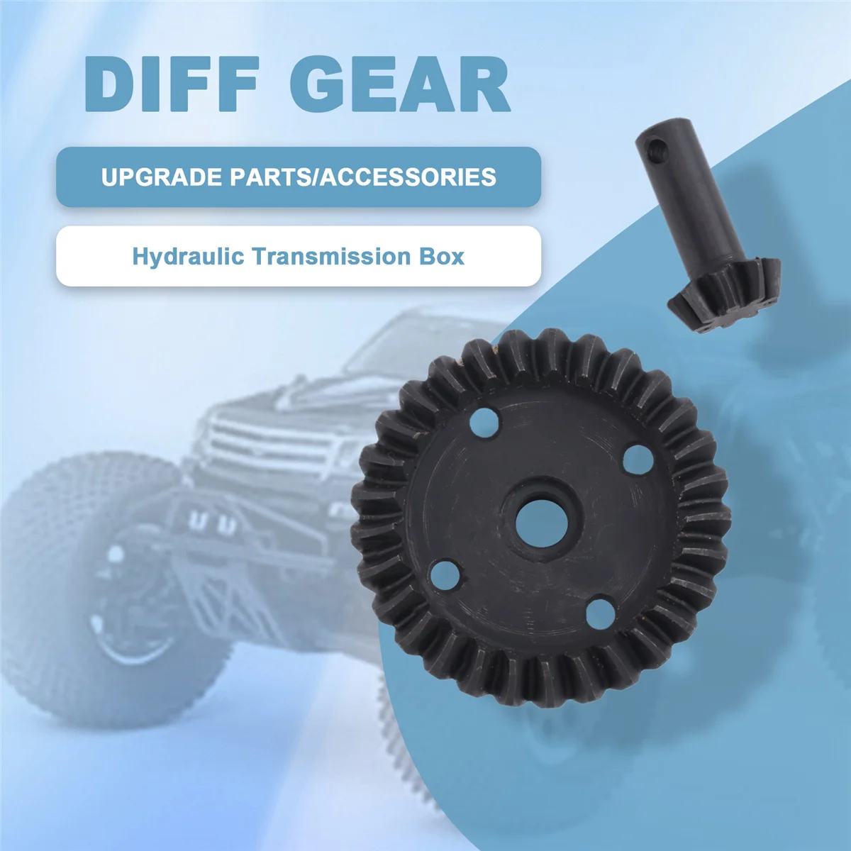 Горячий привод, коническая дифференциальная шестерня Ggear, подходит для 1/8 HPI Racing Savage XL FLUX Rovan TORLAND Monster, бесщеточные детали грузовика