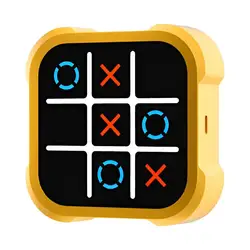 子供のためのポータブルチェスパズルおもちゃ,3 in 1ボードゲーム,そわそわおもちゃ,スーパーTAC-TOE,創造的な贈り物