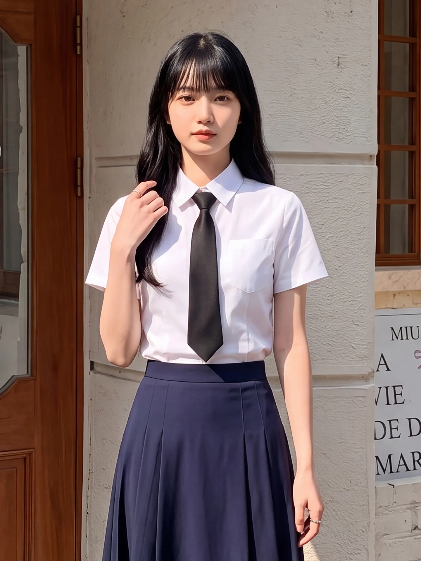 

White Short Sleeve Shirt Women's Suit Formal Commute Interview Professional Clothing Elegance Shirt OL Style Loose Fit Polyester