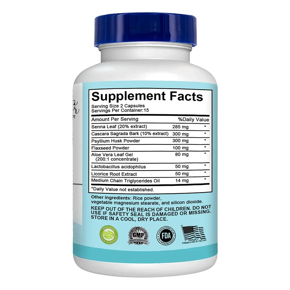 15-day Intestinal Cleansing and Detoxifying Capsules, Targeting The Overall Colon, Digestive Regulation, and Intestinal Health