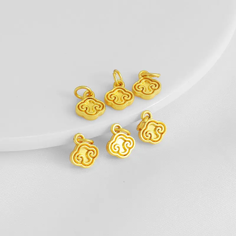 

Vintage Matte Gold Plated Flower Shell Cat Paw Charms DIY Bracelet Necklace Earring Jewelry Findings