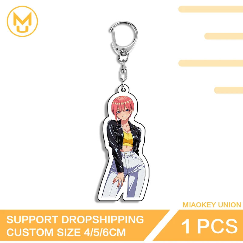 Pink Hair Anime Girl Attractive High Quality Ingenious Double Sided Key Chains Advance Guard Premium Jewelry Accessories Gifts