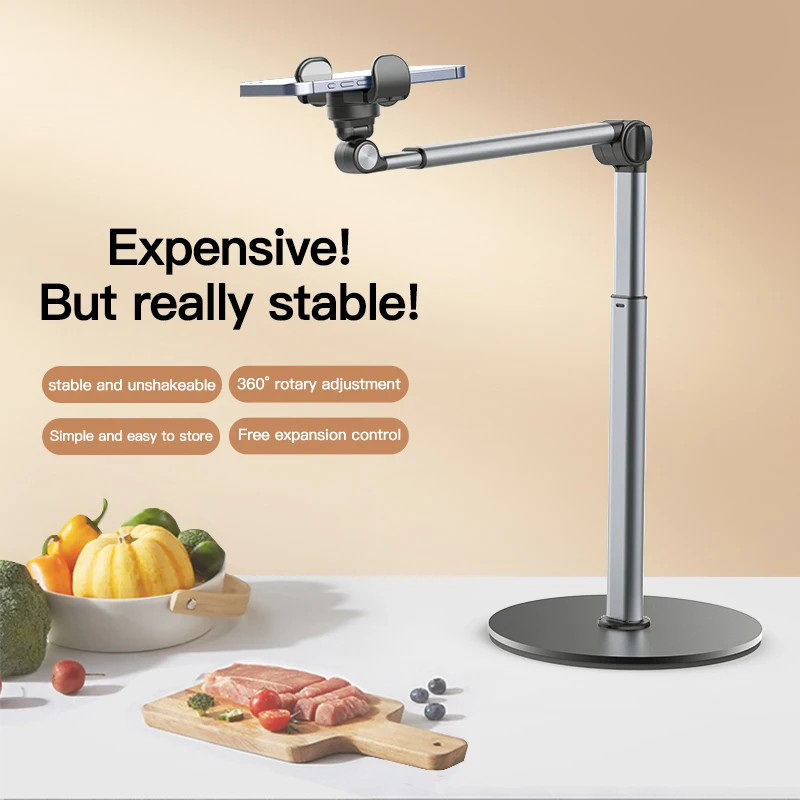 Portable Mobile Phone Stand, 360 度 Adjustable Table Stand Mobile Phone Stand Desktop Standsuitable for Vlog Live Broadcast